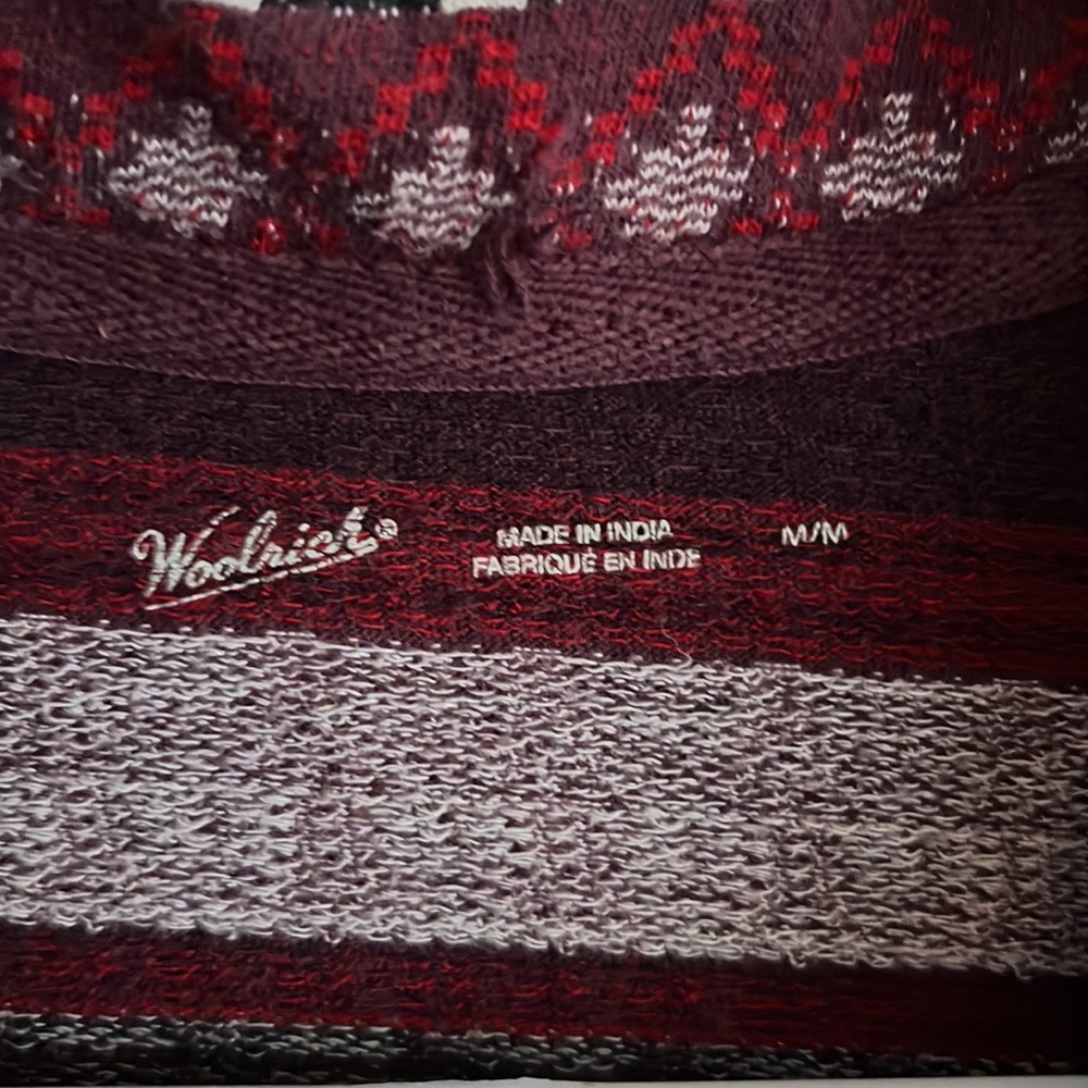 3/$40 Woolrich Size Medium 1/4 Zip Pull Over Long Sleeve Shirt - Picture 3 of 7